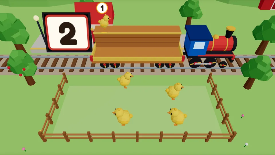 Number Train: Count 1 to 10