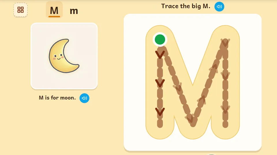 Letter Trails: Trace A to Z