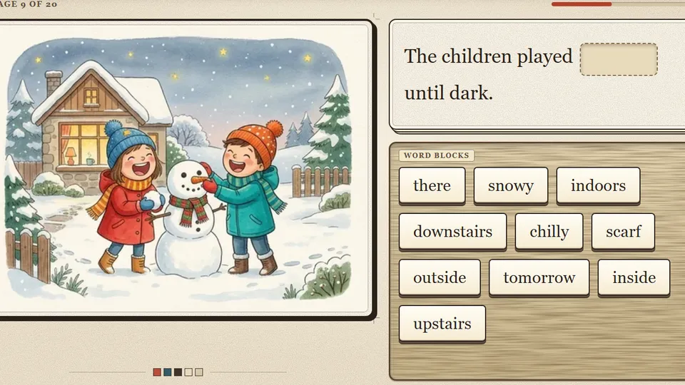 Blank Builder: Adjectives and Adverbs